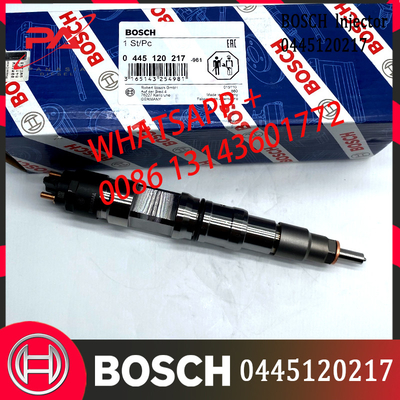 Bosch รถขุดเครื่องยนต์หัวฉีดน้ำมันเชื้อเพลิงดีเซล 0445120217 0986435526 51101006064