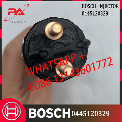 Bosch รถขุดเครื่องยนต์หัวฉีดน้ำมันเชื้อเพลิงดีเซล 0445120329 0445120327 0445120328